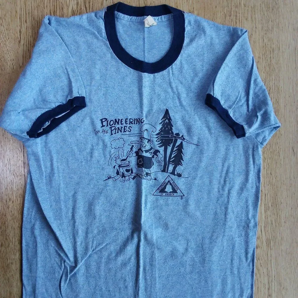 Deadstock Vintage Telephone Pioneers Of America Ringer T-Shirt - Picture 2 of 5